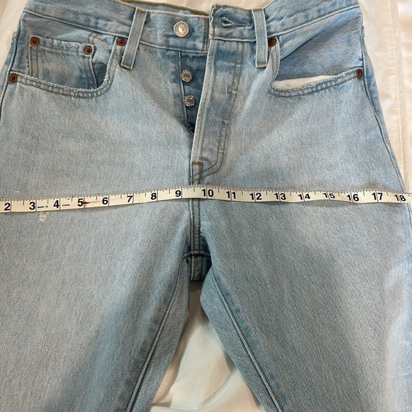 ⭐️⭐️⭐️LEVI'S 501 Womens Skinny Jeans-Bleach - Picture 11 of 12
